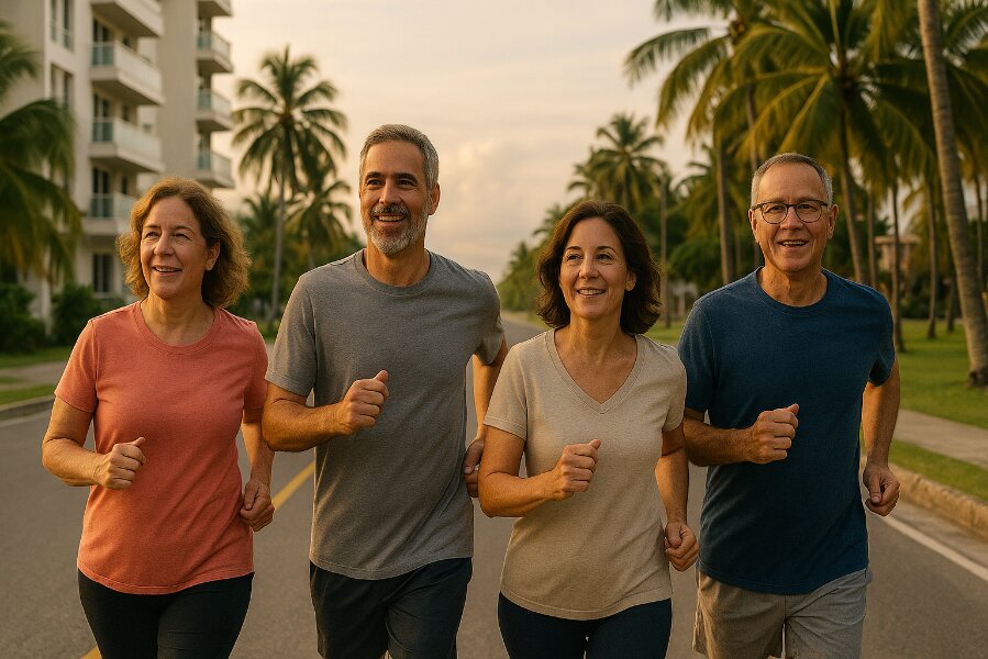 Caminata en la playa
